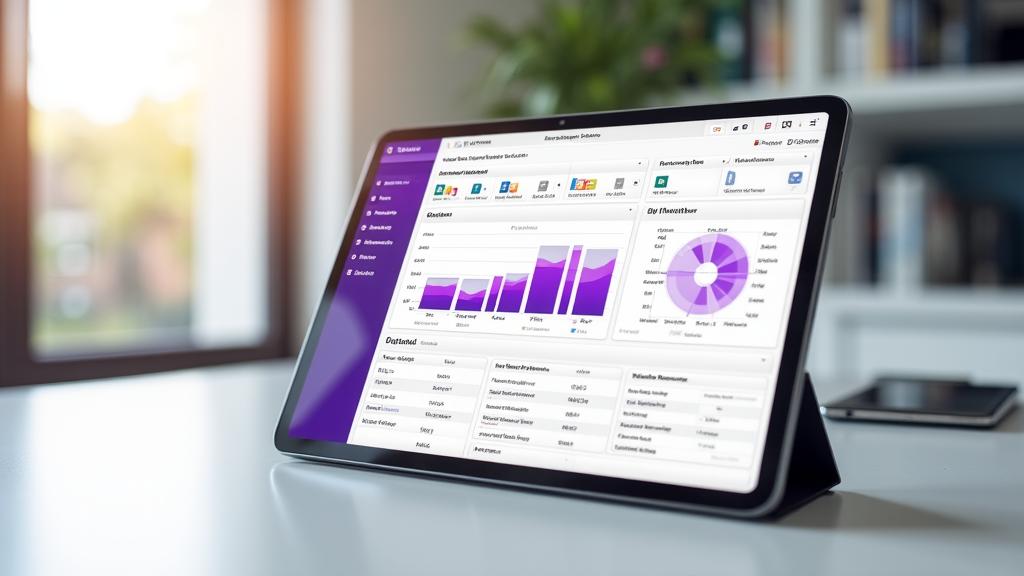 Clean UI dashboard showing predictive analytics for inventory and demand forecasting